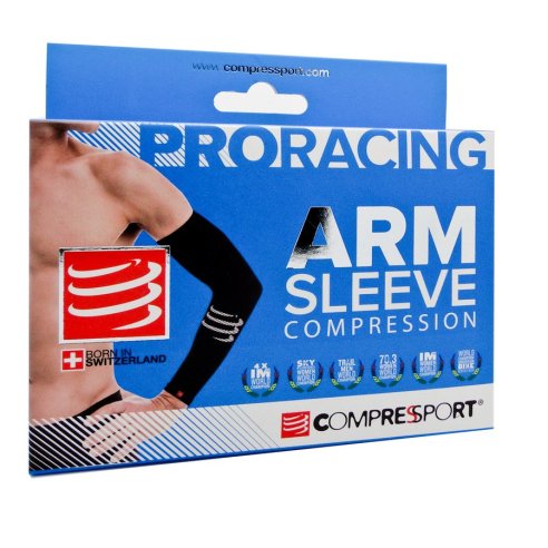 COMPRESSPORT ARM MANGUITOS NEGROS T2