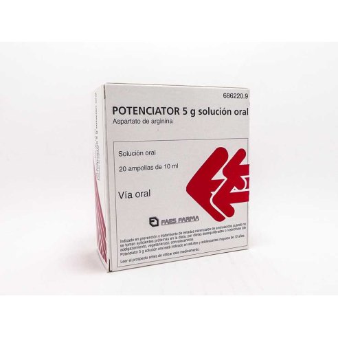 POTENCIATOR 5 G 20 AMPOLLAS BEBIBLES SOLUCION OR