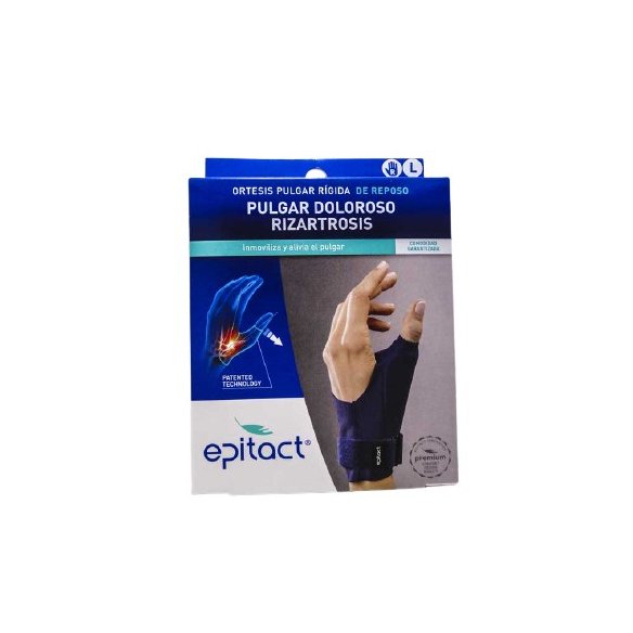 ORTESIS PULGAR RIGIDA T/L DCHA. REPOSO RIZARTROS