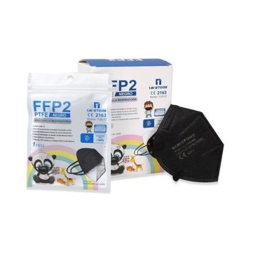 MASCARILLA FFP2 INFANTIL NEGRA PEQUEÑAS