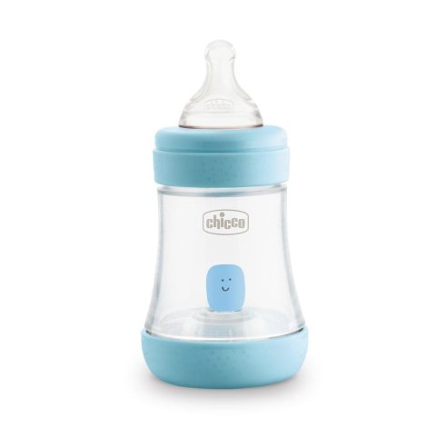 CHICCO BIBERON PRUEBA AZUL 150 ML.