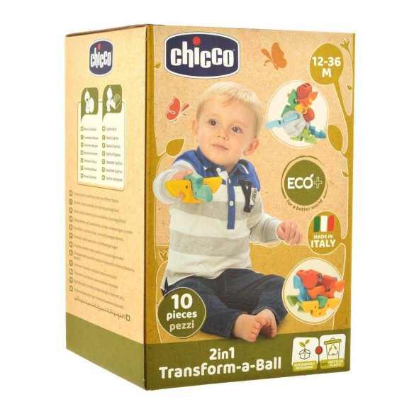 CHICCO 2 EN 1 PELOTA TRANSFORMABLE ECO