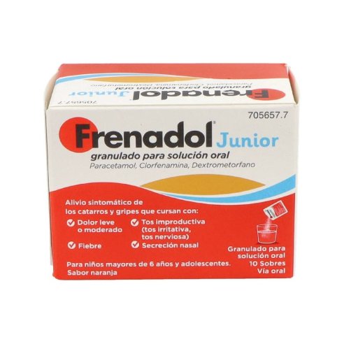 FRENADOL JUNIOR 10 SOBRES GRANULADO PARA SOLUCIO