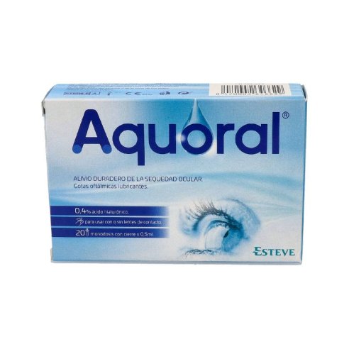 AQUORAL GOTAS OFTALMICAS 0,5 ML. 20 UDS.