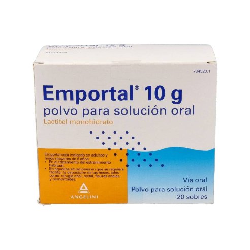 EMPORTAL 10 g 20 SOBRES POLVO PARA SOLUCION ORAL