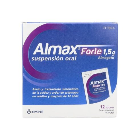 ALMAX FORTE 1,5 g 12 SOBRES SUSPENSION ORAL