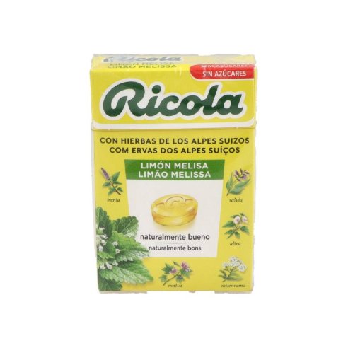 RICOLA CARAMELOS CAJA SIN AZUCAR LIMON 50 G