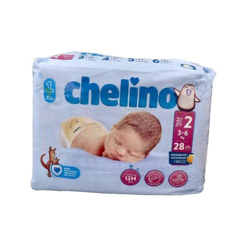 PAÑAL INFANTIL CHELINO FASHION & LOVE T- 2 (3 -