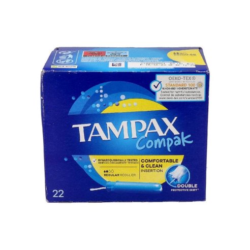 TAMPAX  COMPAK REGULAR  22U