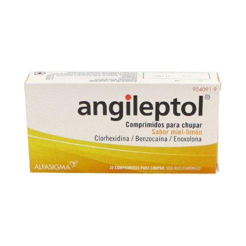 ANGILEPTOL 30 COMPRIMIDOS PARA CHUPAR (SABOR MIE