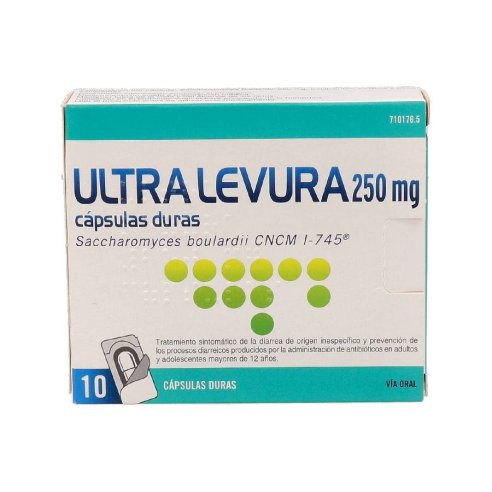 ULTRA-LEVURA 250 MG 10 CAPSULAS (BLISTER)