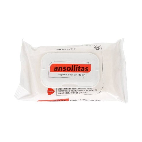 ANSOLLITAS TOALLITAS HIGIENE ANAL 50 TOALLITAS