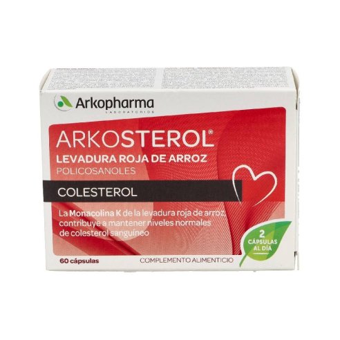 ARKOSTEROL REGULA COLESTEROL LEVADURA ARROZ ROJO