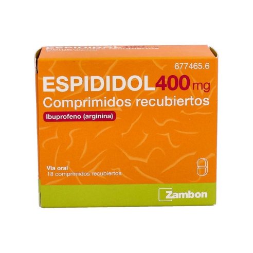 ESPIDIDOL 400 MG 18 COMPRIMIDOS RECUBIERTOS