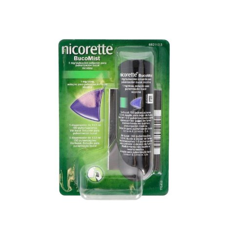 NICORETTE BUCOMIST 1 MG/PULSACION SOLUCION PARA