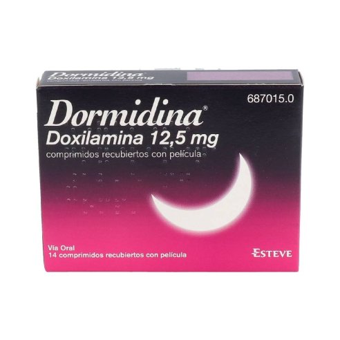 DORMIDINA 12,5 MG 14 COMPRIMIDOS RECUBIERTOS