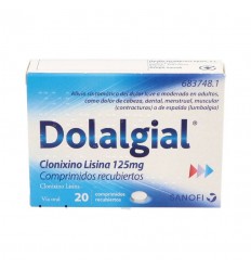 DOLALGIAL CLONIXINO LISINA 125 MG 20 COMPRIMIDOS