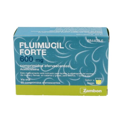 FLUIMUCIL FORTE 600 MG 20 COMPRIMIDOS EFERVESCEN