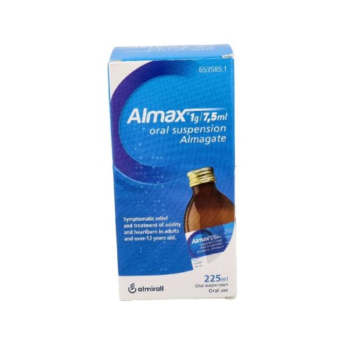 ALMAX 1 g/7,5 ml SUSPENSION ORAL 1 FRASCO 225 ml