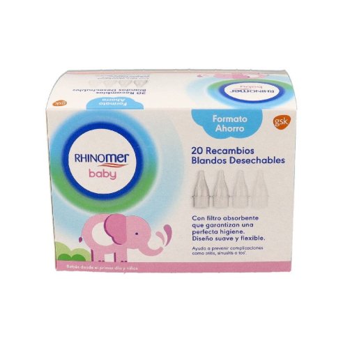 RHINOMER CONFORT ASPIRADOR RECAMBIO 20 BLANDO DE