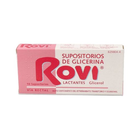 SUPOSITORIOS DE GLICERINA ROVI LACTANTES 0,672 g