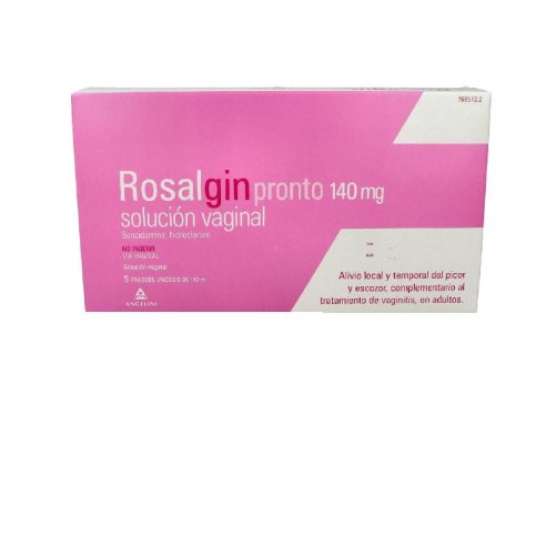 ROSALGIN PRONTO 140 mg SOLUCION VAGINAL 5 ENVASE