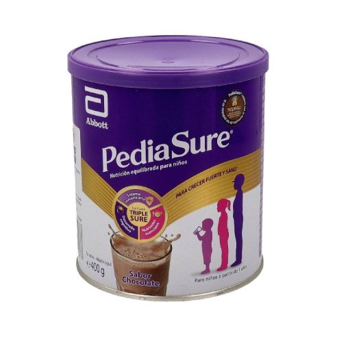 PEDIASURE POLVO 1 LATA 400 G SABOR CHOCOLATE