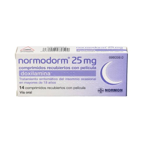 NORMODORM 25 MG 14 COMPRIMIDOS RECUBIERTOS