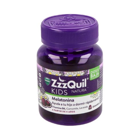 ZZZQUIL NATURA KIDS 30 GUMMIES SABOR FRUTOS DEL