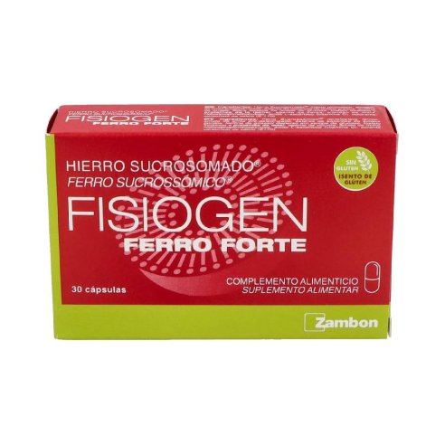 FISIOGEN HIERRO FORTE CAPS 30 CAPS