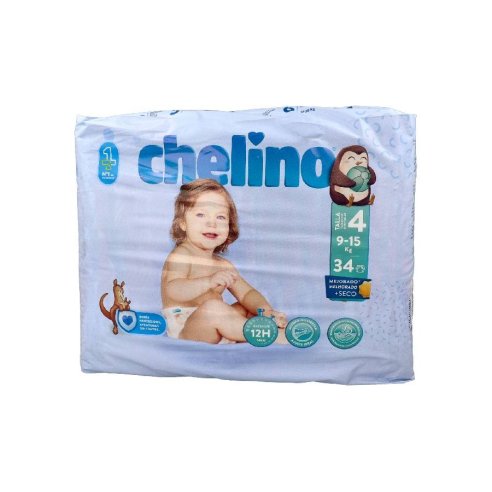 PAÑAL INFANTIL CHELINO FASHION & LOVE T- 4 (9 -