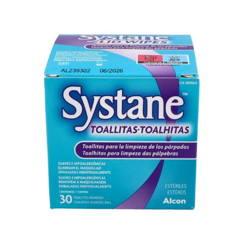 SYSTANE 30 TOALLITAS HUMEDAS ESTERILES