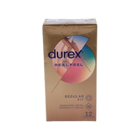 DUREX REAL FEEL PRESERVATIVO SIN LATEX 12 U