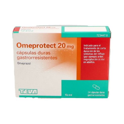 OMEPROTECT 20 MG 14 CAPSULAS GASTRORRESISTENTES