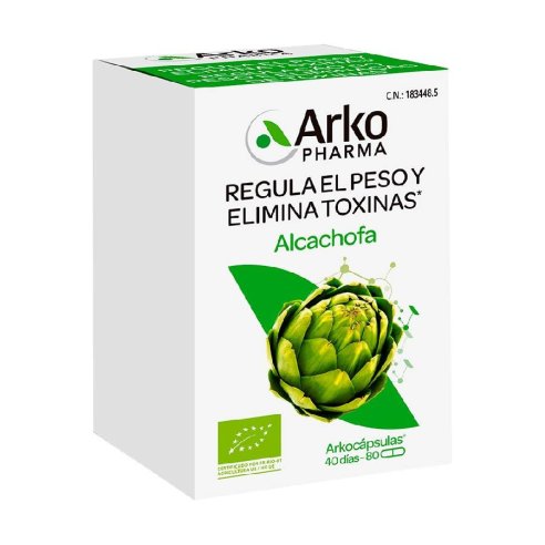 ARKOCAPSULAS ALCACHOFA BIO 80 CAPSULAS