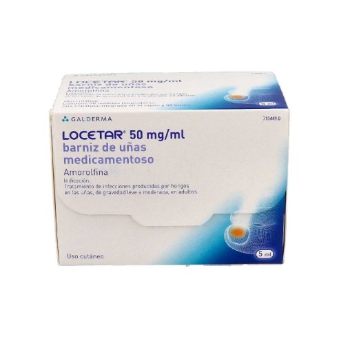 LOCETAR 50 MG/ML BARNIZ UÑAS MEDICAMENTOSO 1 FRA