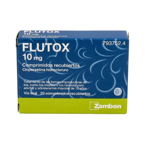 FLUTOX 10 MG 20 COMPRIMIDOS RECUBIERTOS