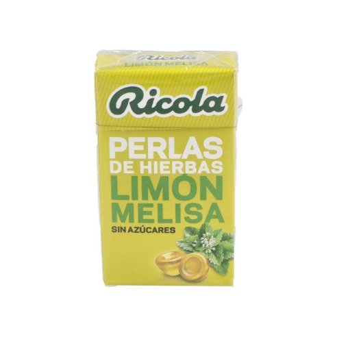 RICOLA PERLAS SIN AZUCAR LIMON 25 G