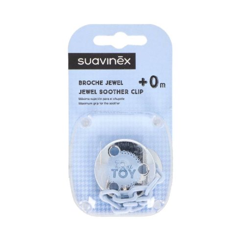 BROCHE DE PINZA SUAVINEX JEWEL AZUL