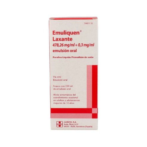 EMULIQUEN LAXANTE 478,26 MG/ML  0,3 MG/ML EMULS