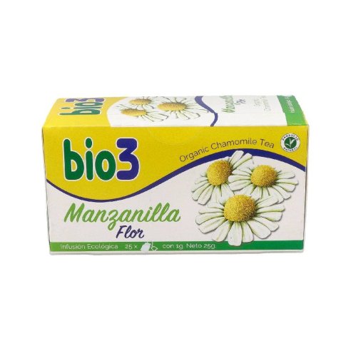 BIO3 MANZANILLA ECOLOGICA 25 FILTROS 1,5 G