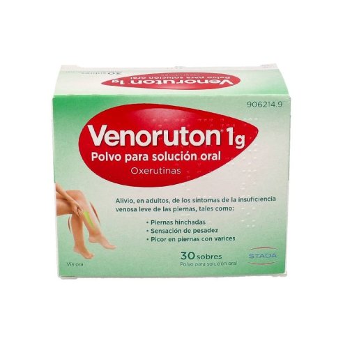 VENORUTON OXERUTINAS 1 g 30 SOBRES POLVO PARA SO