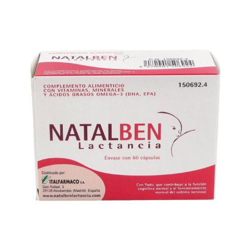 NATALBEN LACTANCIA 60 CAPS