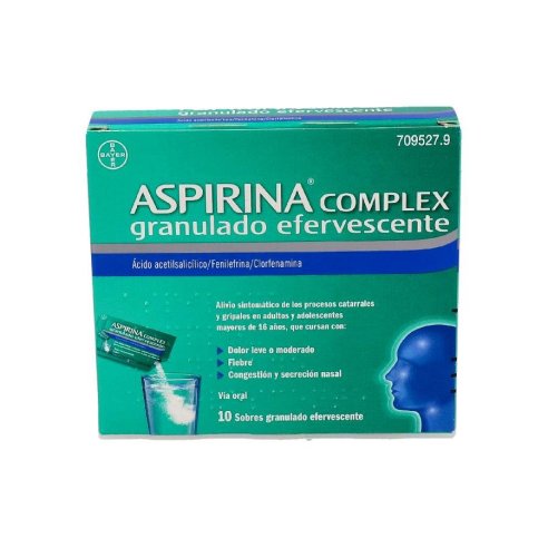 ASPIRINA COMPLEX 10 SOBRES GRANULADO EFERVESCENT