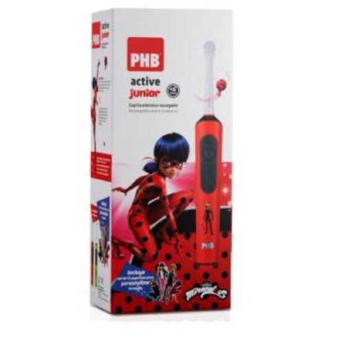 CEPILLO DENTAL ELECTRICO PHB ACTIVE JUNIOR ROJO