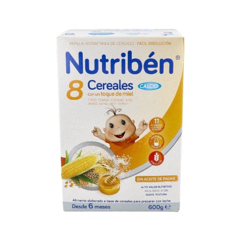 NUTRIBEN PAPILLA 8 C/MIEL CALCIO 60