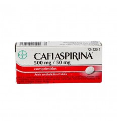 CAFIASPIRINA 500 mg/50 mg 20 COMPRIMIDOS