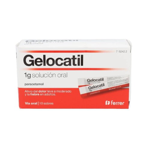 GELOCATIL 1 G 10 SOBRES SOLUCION ORAL