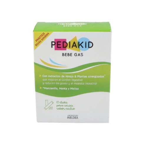 PEDIAKID BEBE GAS 12 STICKS