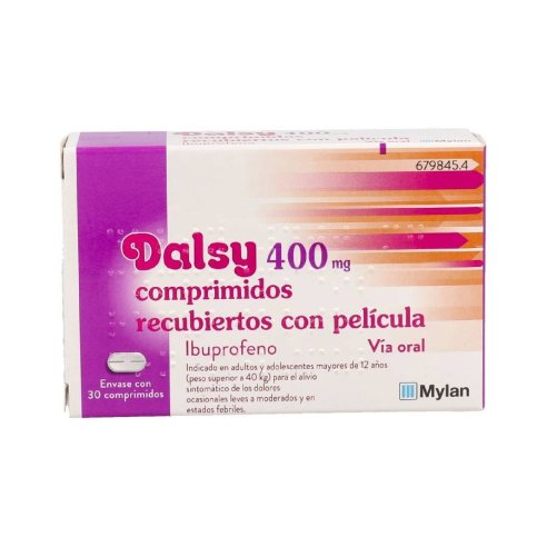 DALSYDOL 400 MG 30 COMPRIMIDOS RECUBIERTOS